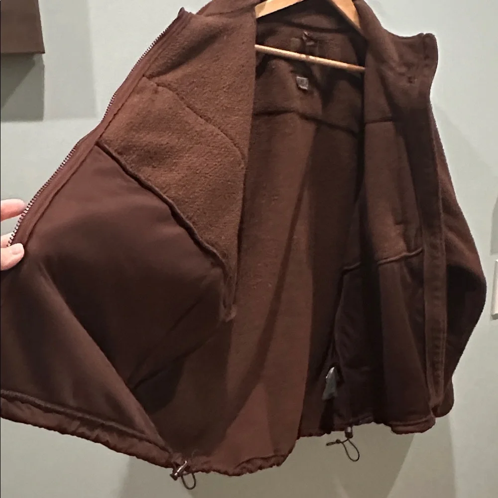 THE NORTH FACE X SKIMS 1995 RETRO DENALI FLEECE JACKET in brown. Size Large. - Picture 4 of 7